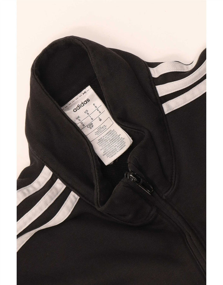 Adidas Veste de survêtement pour homme Petit coton noir