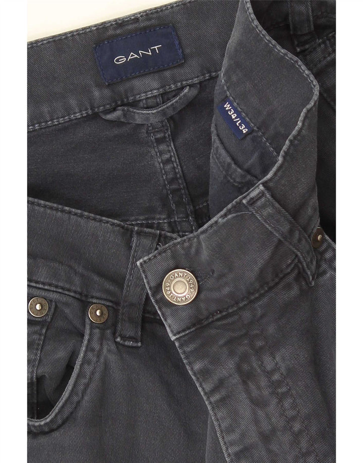 Gant Jean Slim Homme W34 L34 Bleu Marine