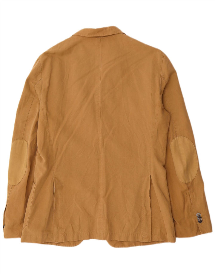 Gant Veste Blazer 2 Boutons Homme IT 50 Large Marron Lin