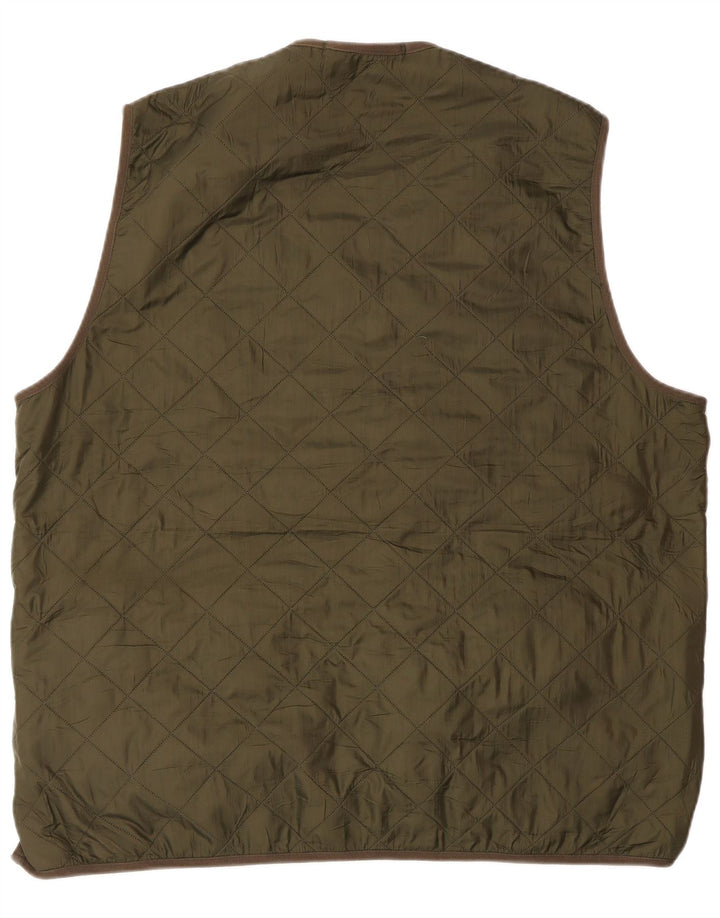 BARBOUR Gilet matelassé pour hommes UK 42 XL Vert Polyamide