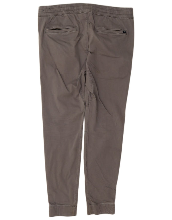 Hollister Mens Joggers Trousers Large W36 L31 Grey Cotton