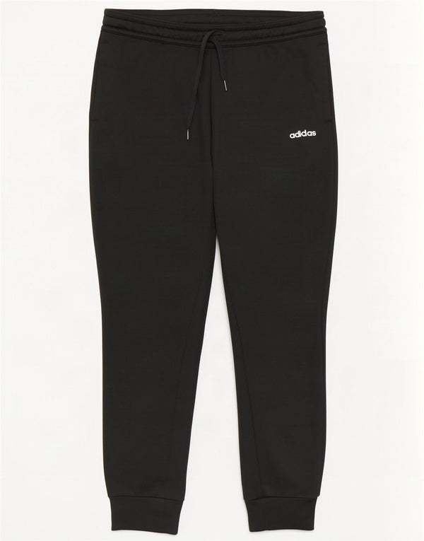 Adidas Pantalon de survêtement pour femme Joggers UK 12/14 Polyester noir moyen