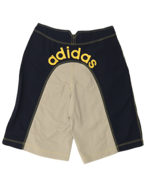 Adidas Short de Bain Graphique Garçon 13-14 Ans Bleu Marine Colorblock