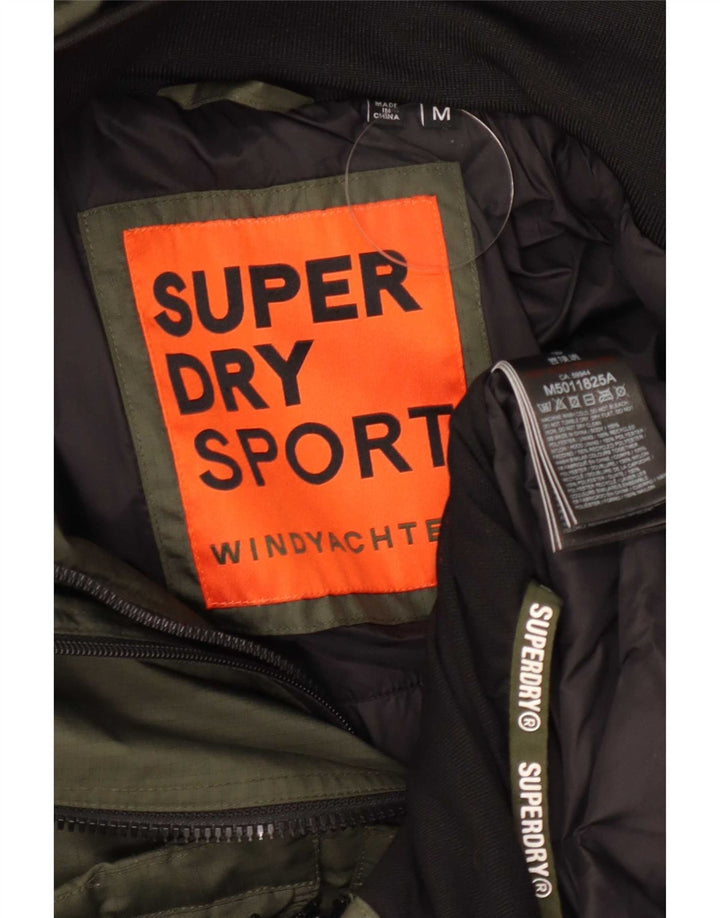 Superdry Veste coupe-vent Windyachter Graphic pour homme UK 38 Vert moyen