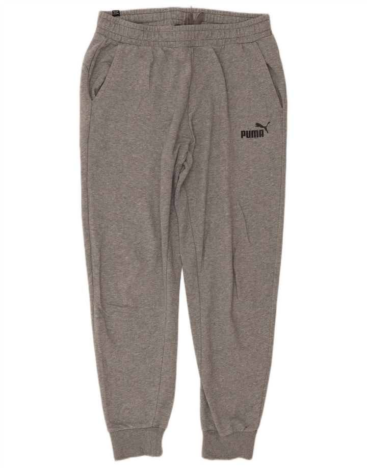 PUMA Pantalon de survêtement pour homme en coton gris Taille L