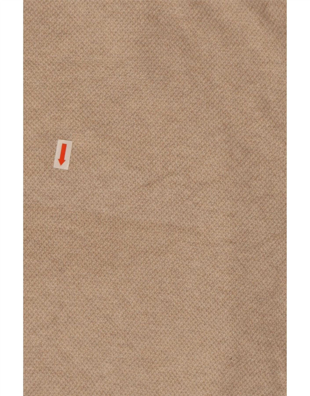 Massimo Dutti Pull Col Zippé Homme Coton Beige Moyen