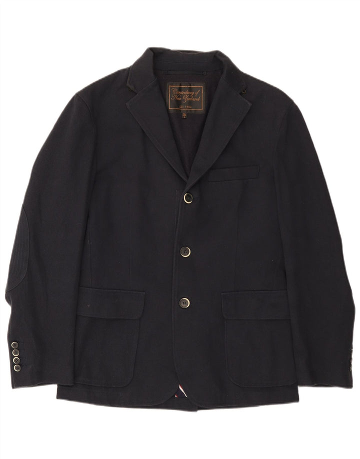 Canterbury Veste Blazer 3 Boutons Homme IT 50 Large Bleu Marine