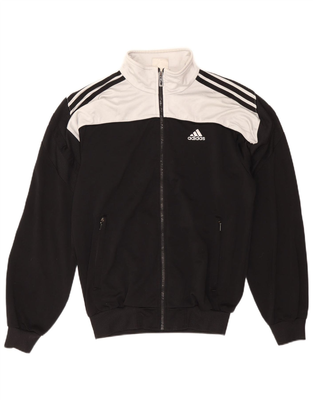 Adidas Veste de survêtement pour homme Petit Noir Colorblock Polyester