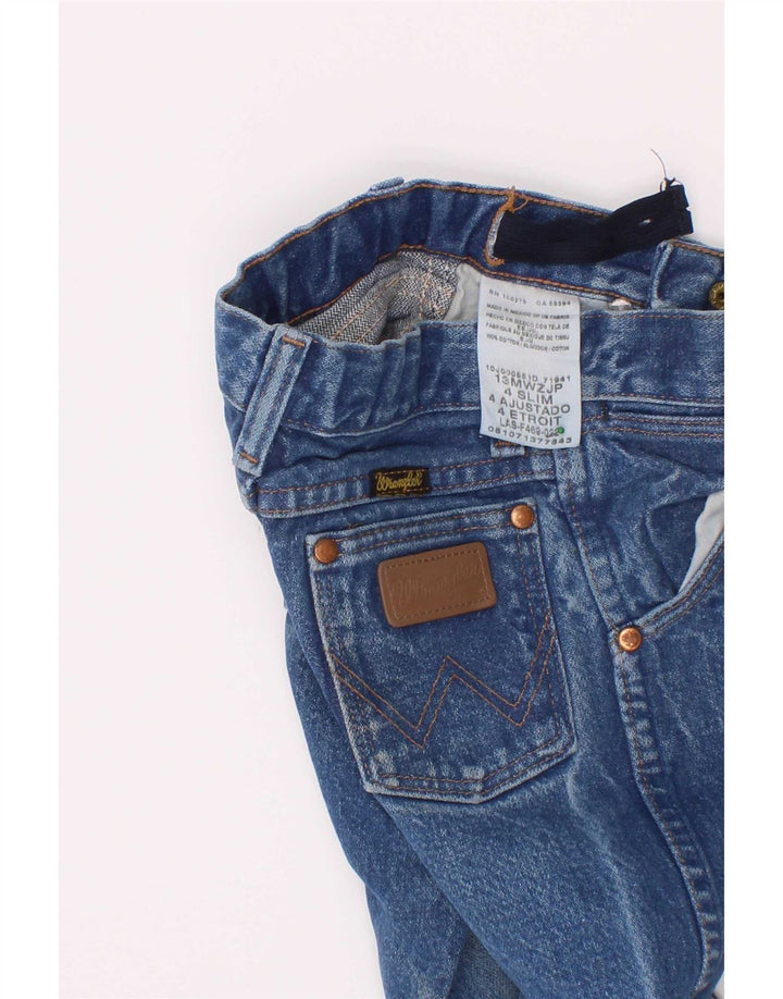 Wrangler Jean Slim Garçon 3-4 Ans W20 L14 Bleu Coton