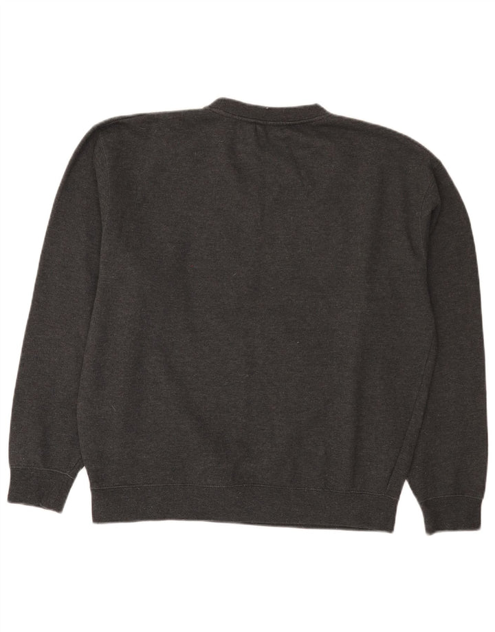 Fila Sweat-Shirt Graphic Regular Fit Homme Gris Moyen Coton