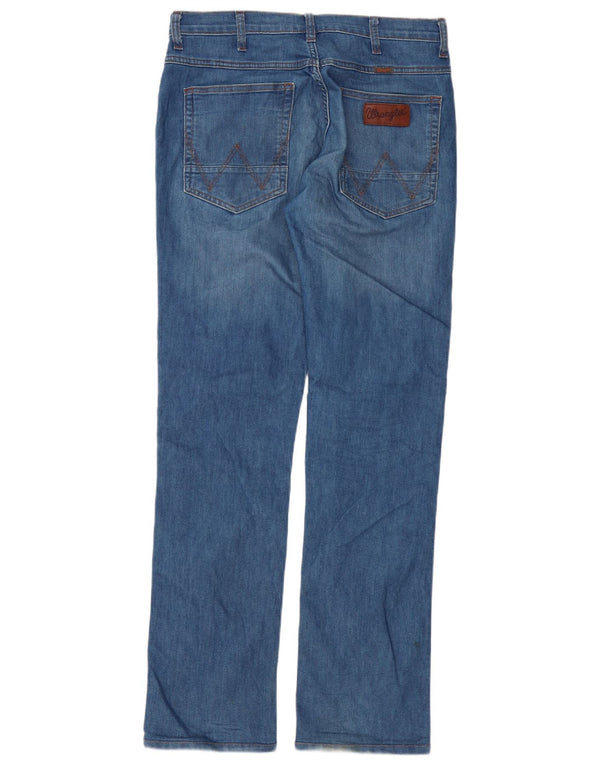 WRANGLER Jean Droit Arizona Homme W34 L33 Bleu Coton