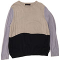 Marks & Spencer Pull Col Bateau Homme XS Multicolore Colourblock