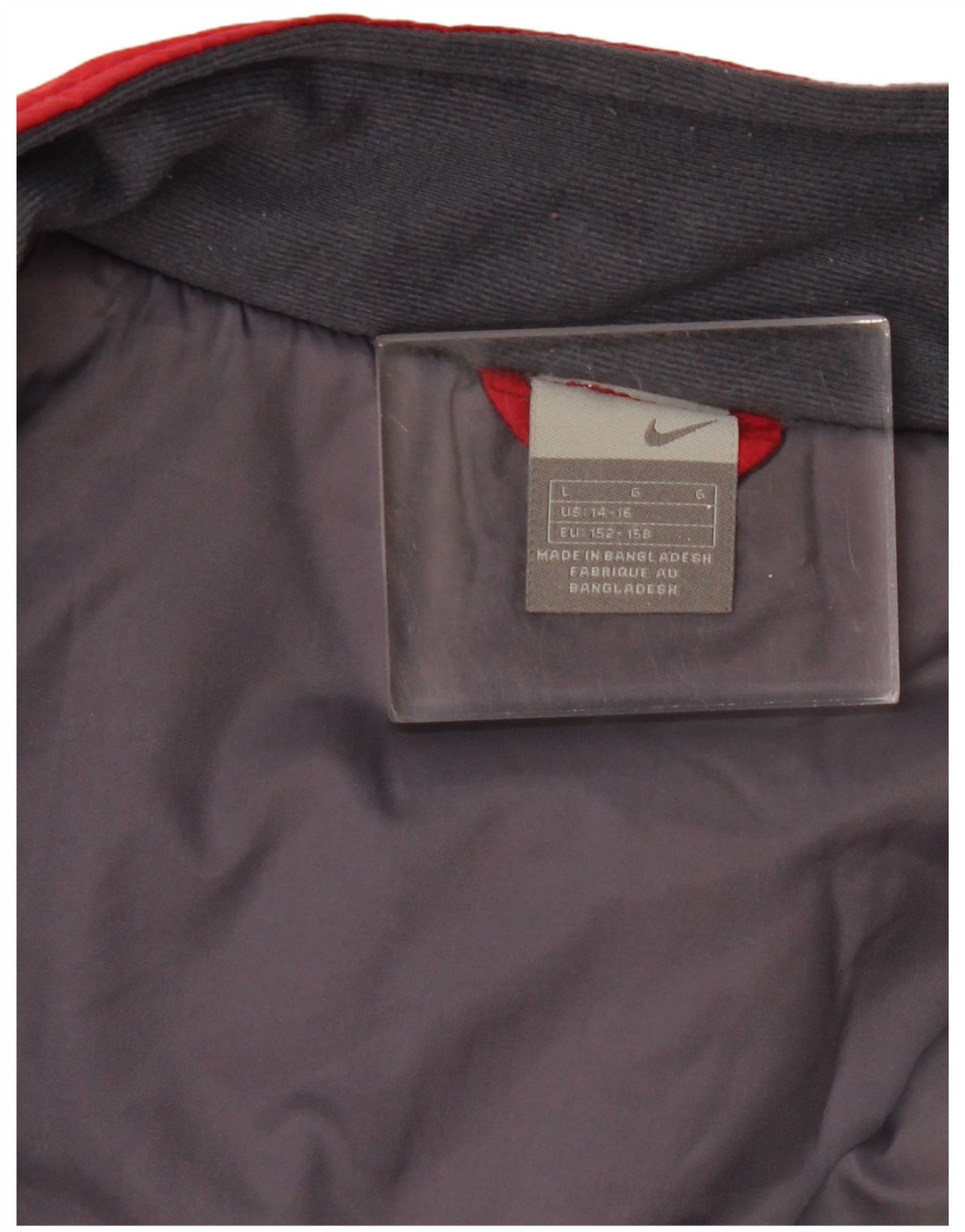 NIKE Veste coupe-vent pour garçon 12-13 ans Large Rouge Colourblock