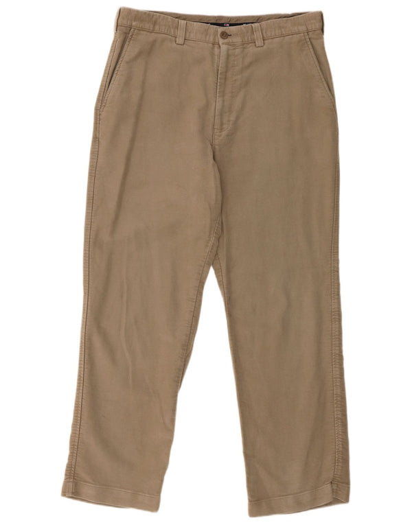 Marks & Spencer Pantalon Chino Droit Blue Harbor Homme W34 L29 Beige
