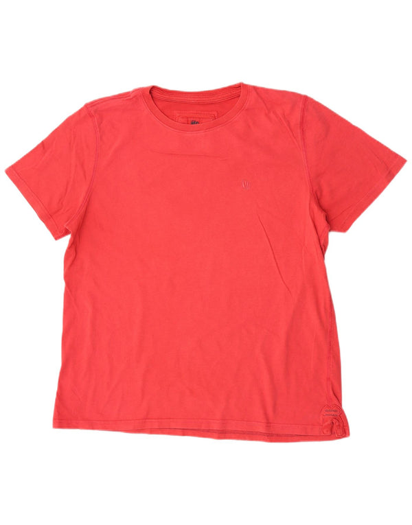 Fat Face T-Shirt Homme Haut Large Rouge Coton