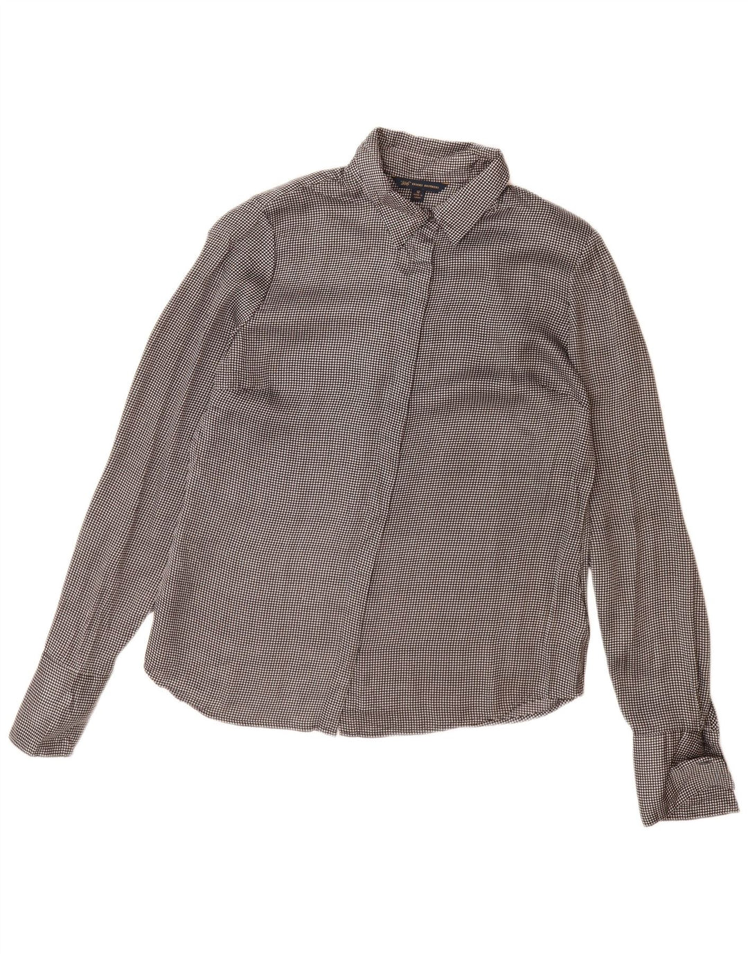 Brooks Brothers Chemisier 346 pour femme US 12 Large Gris Polyester