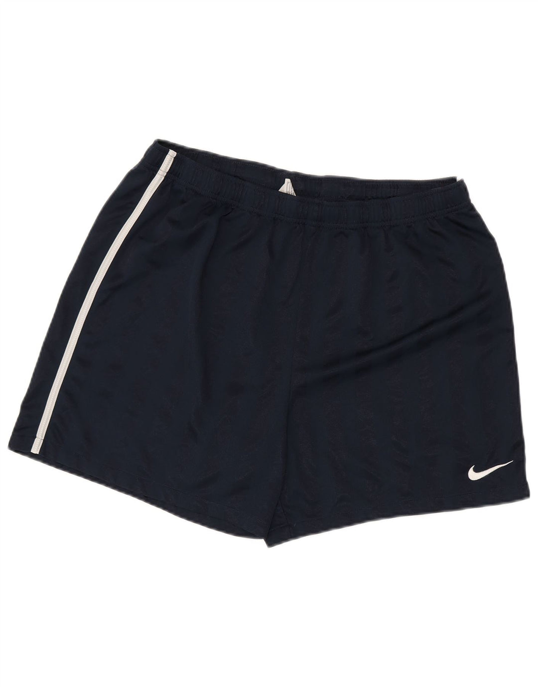 NIKE Short de sport pour homme XL en polyester rayé bleu marine