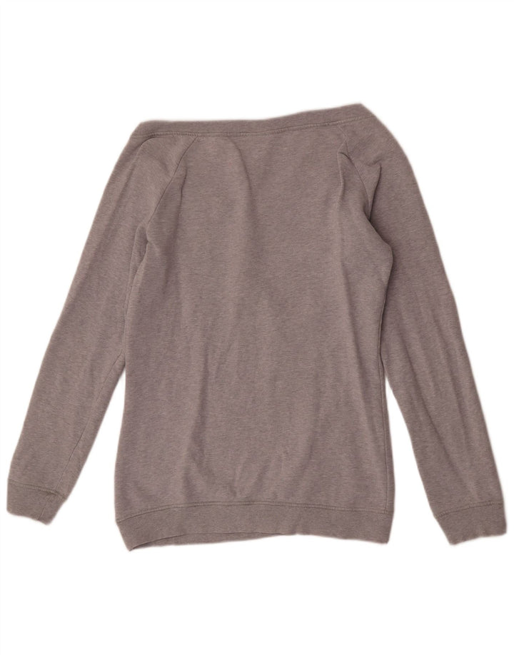 Benetton Womens Peanuts Graphic Sweatshirt Jumper UK 14 Gris Moyen