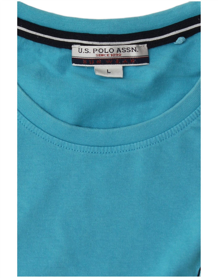 U.S. Polo Assn. T-Shirt Homme Haut Grand Bleu