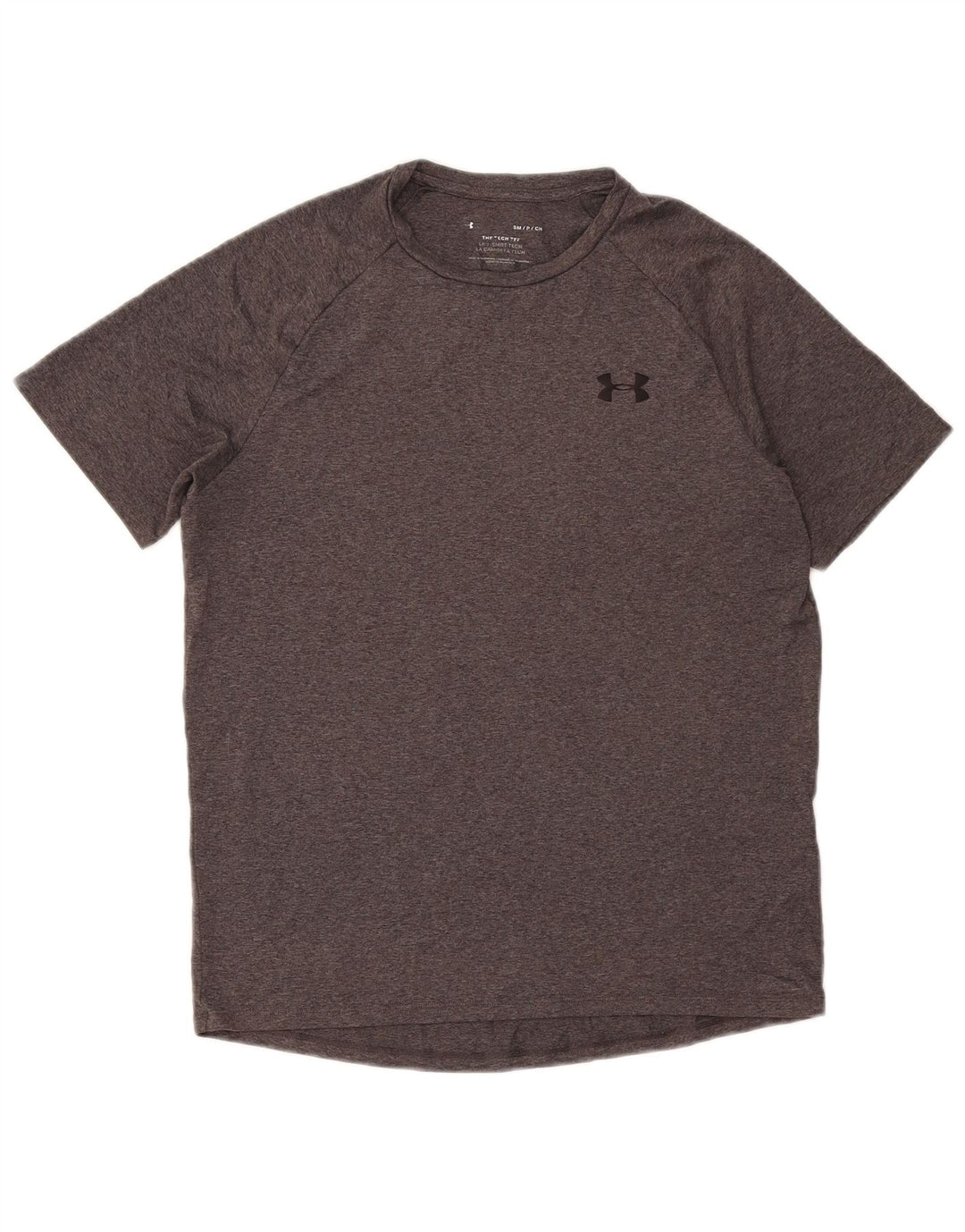Under Armour T-Shirt Homme Petit Gris Moucheté Polyester