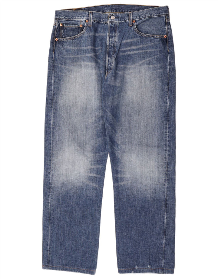 Levi's Jean Droit 501 Homme Bleu W38 L30 Coton