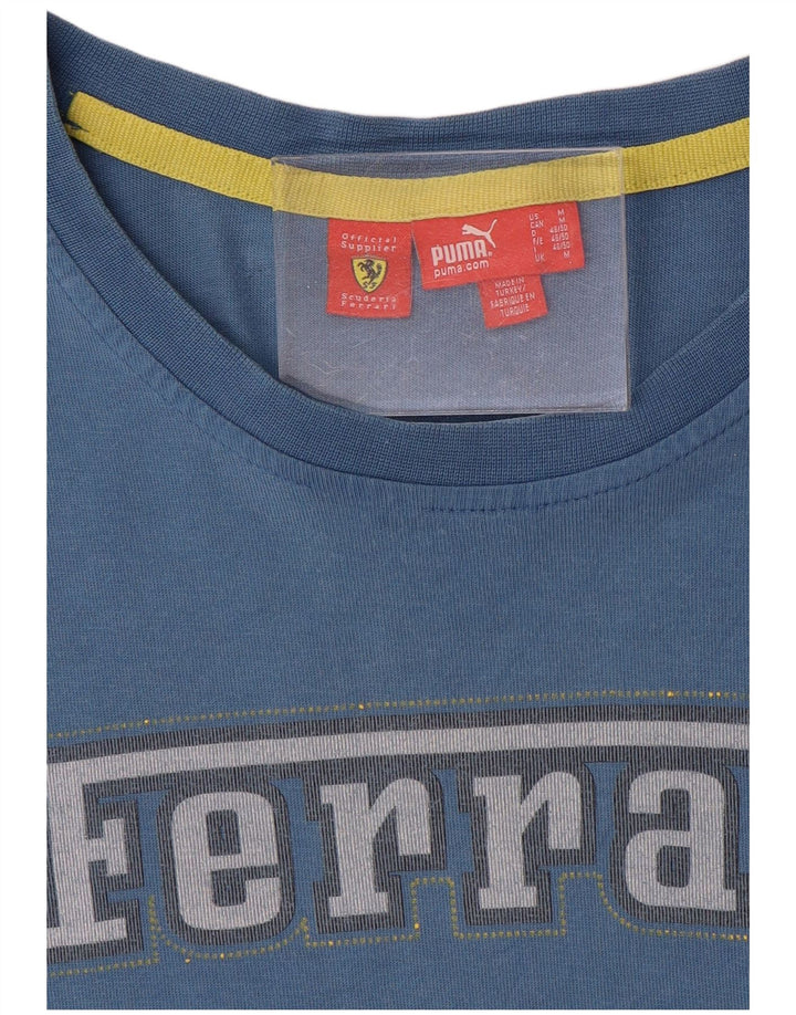 Puma Tee-Shirt Ferrari Graphic Homme Bleu Moyen