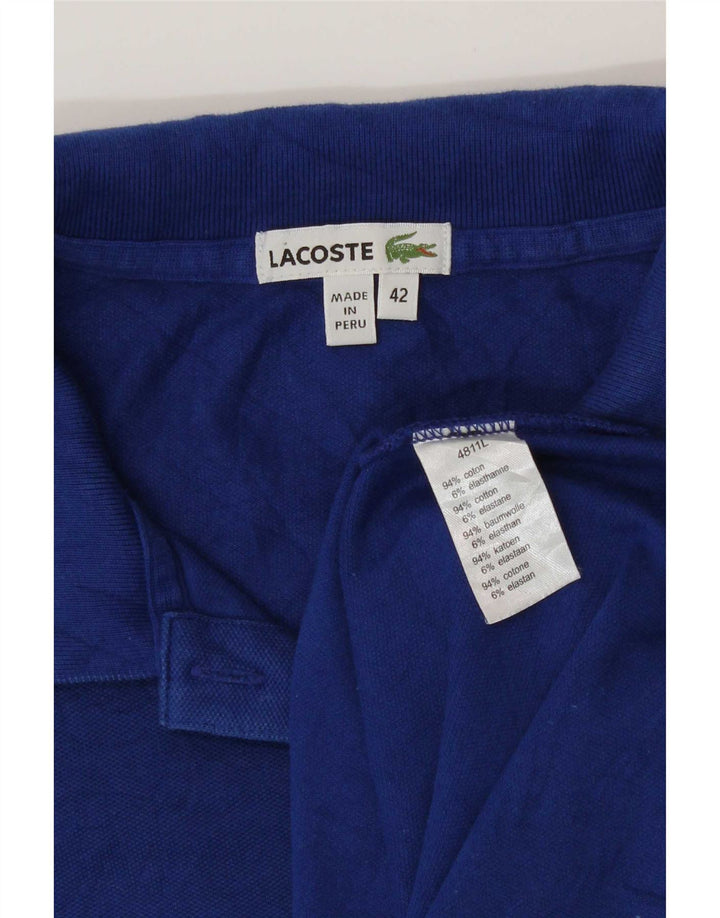 Lacoste Polo Femme Taille 42 Grand Bleu Coton