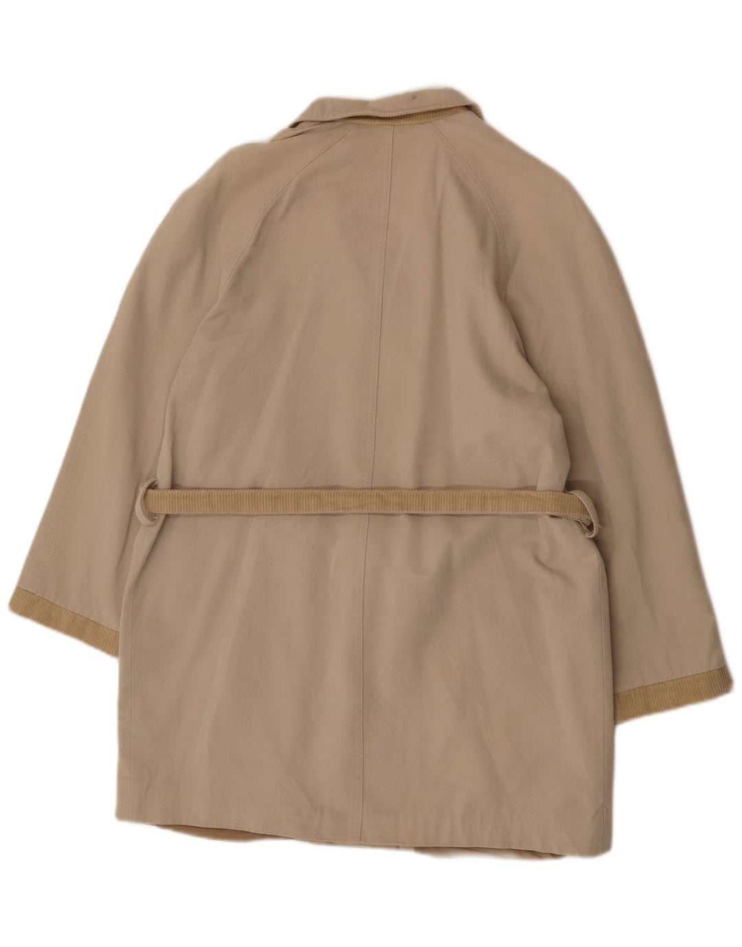 vintage Femme Double Breasted Coat UK 14 Grand Beige