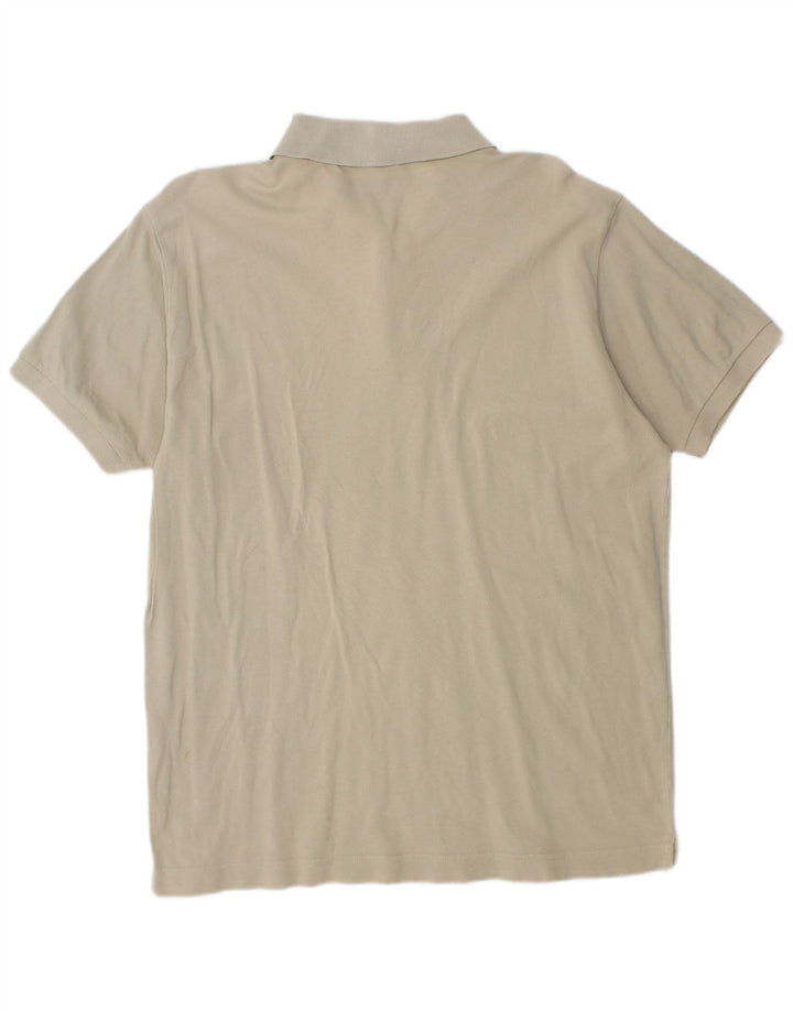 RIFLE Polo Homme Coton Beige Moyen