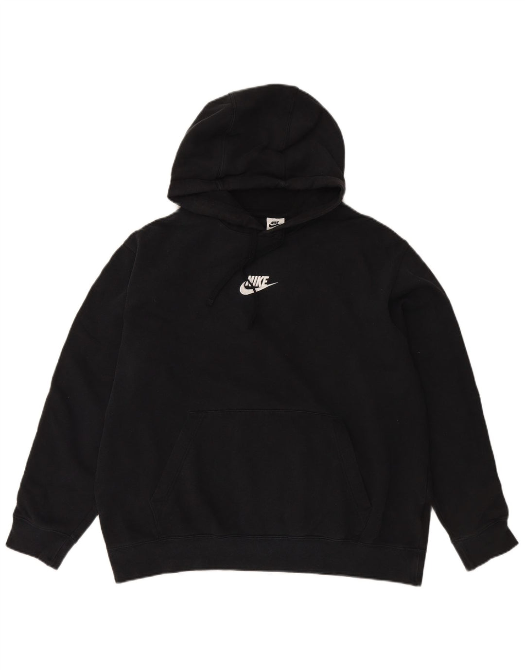 NIKE Pull à capuche pour homme XL en coton noir