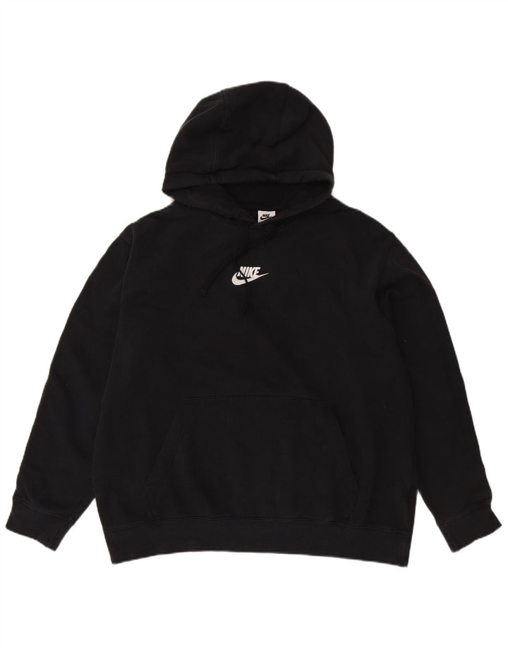 NIKE Pull à capuche pour homme XL en coton noir
