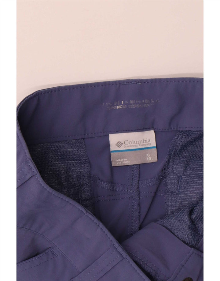 Columbia Short Cargo Femme US 6 Medium W30 Bleu Marine Nylon