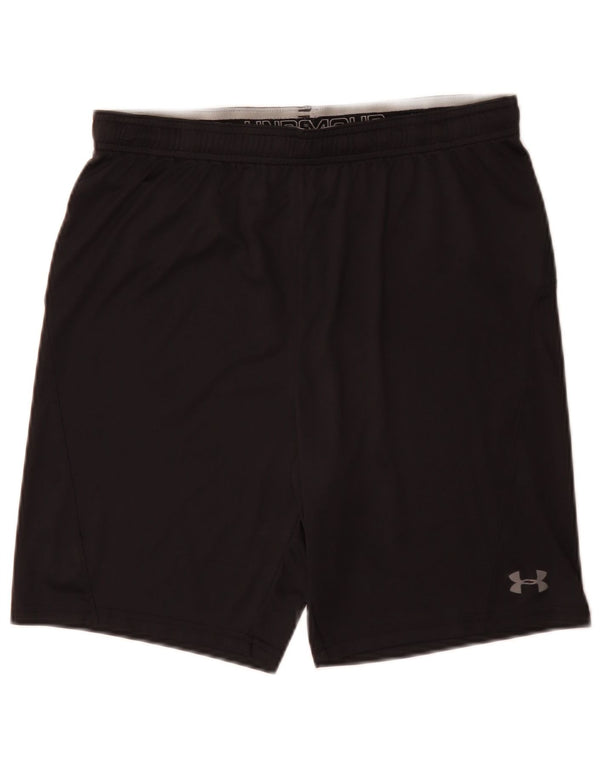 Under Armour Short de sport Heat Gear pour garçon 13-14 ans XL Noir