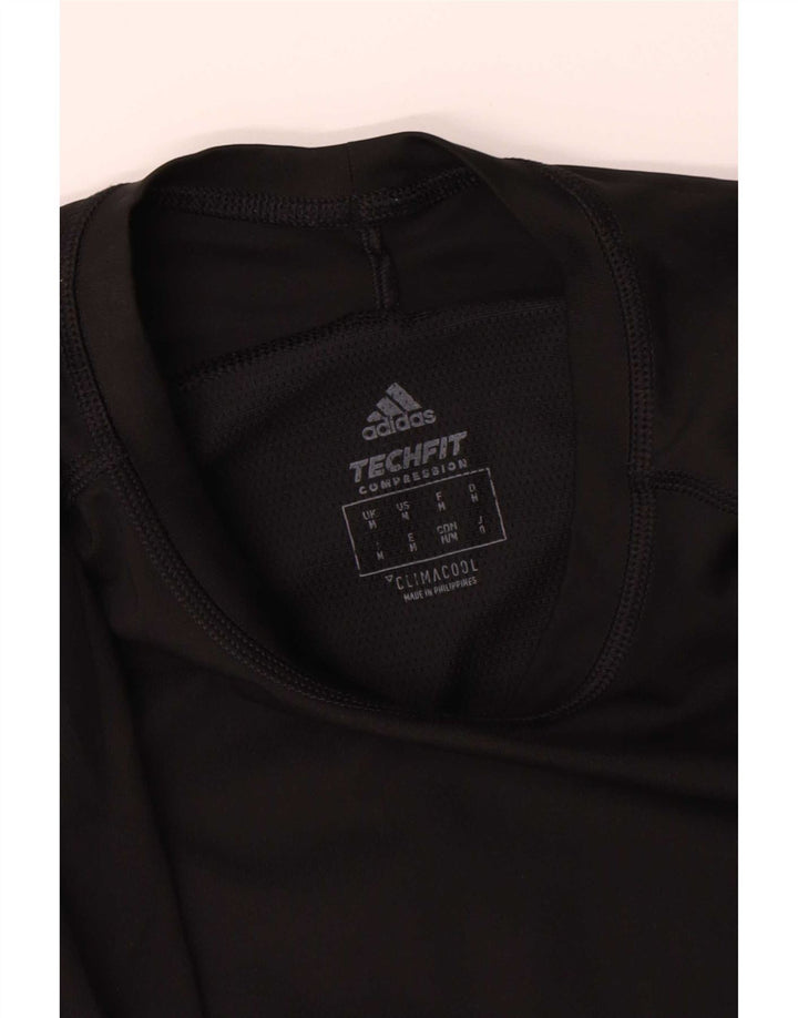 Adidas Climacool Graphic Top à manches longues pour femme UK 12 Noir moyen