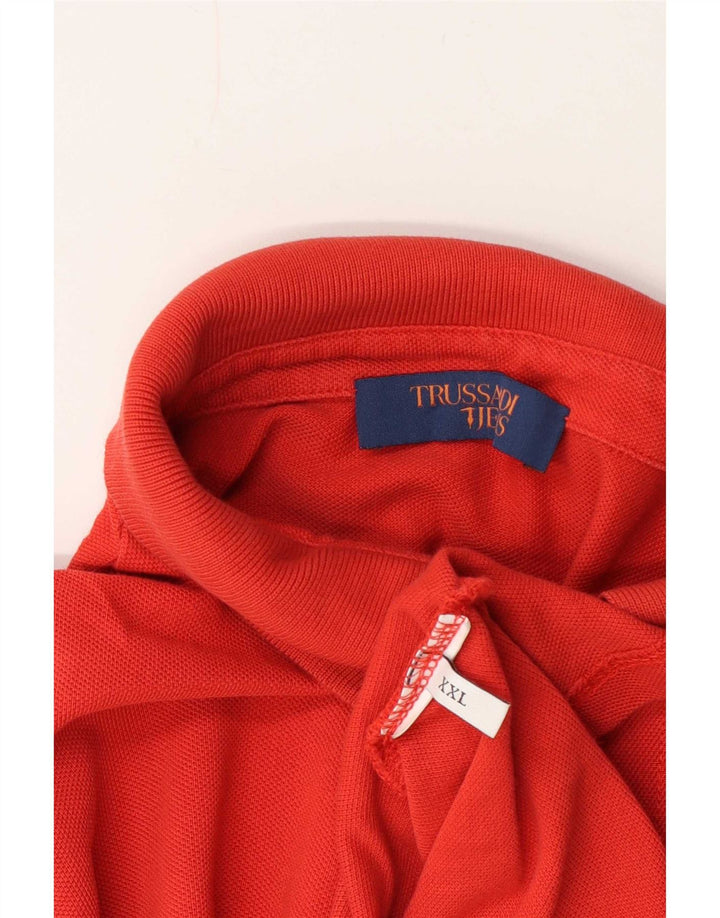 Trussardi Polo Homme 2XL Rouge