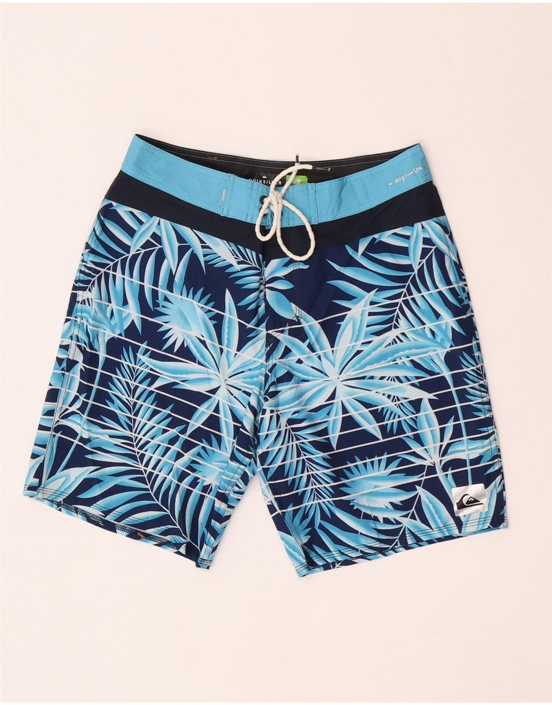 Quiksilver Short de Bain Homme Petit Bleu Floral Polyester