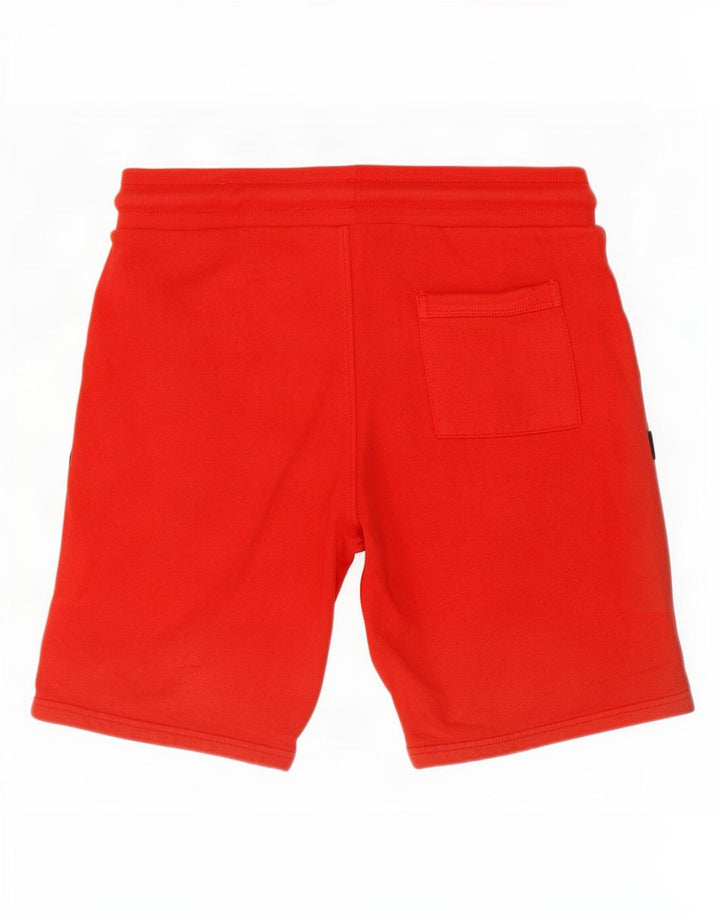 Superdry Short de Sport Homme Large Rouge Coton