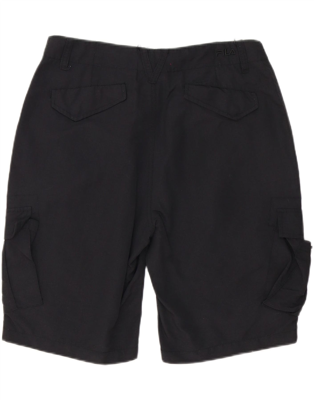 FILA Short Cargo Homme Petit W32 Noir Polyester