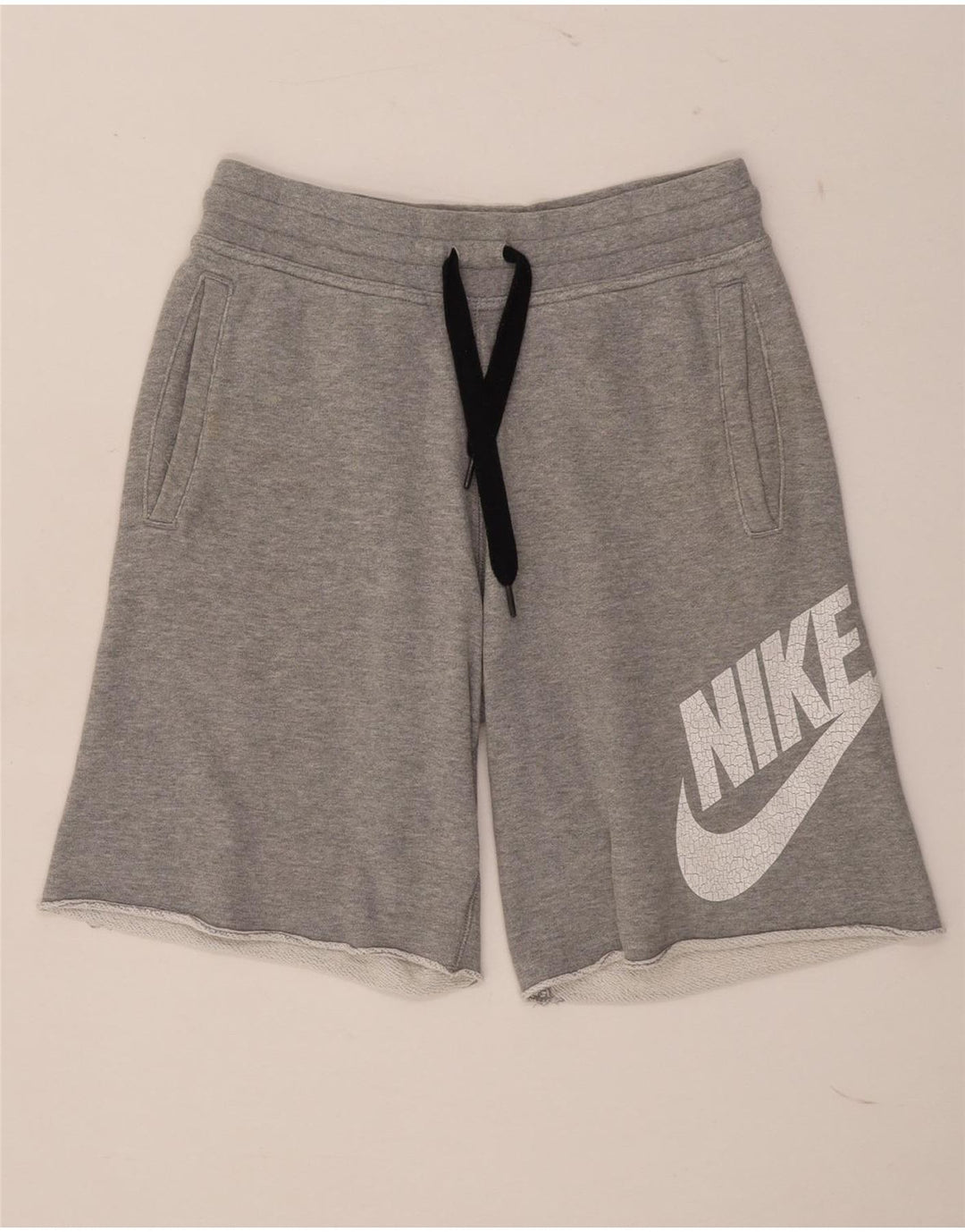 Nike Short de sport graphique pour homme Petit gris Coton