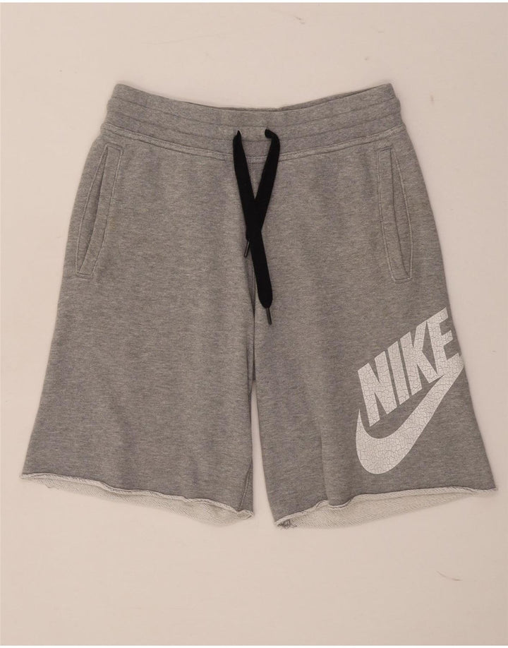 Nike Short de sport graphique pour homme Petit gris Coton