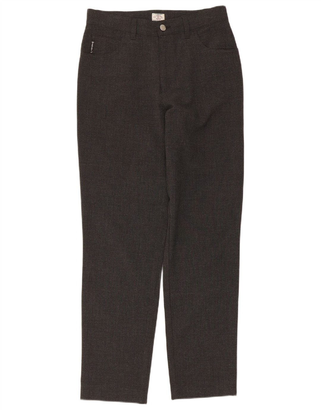 ARMANI Pantalon décontracté fuselé pour femme W28 L28 Gris Polyester