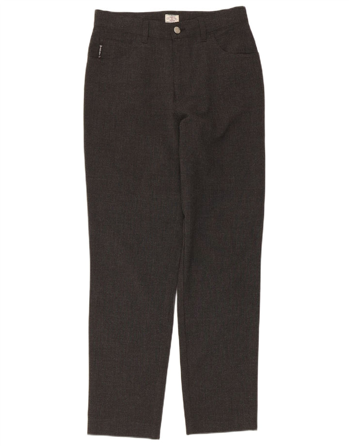 ARMANI Pantalon décontracté fuselé pour femme W28 L28 Gris Polyester
