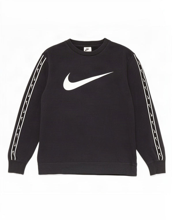 Nike Sweat-shirt graphique en coton noir moyen pour homme
