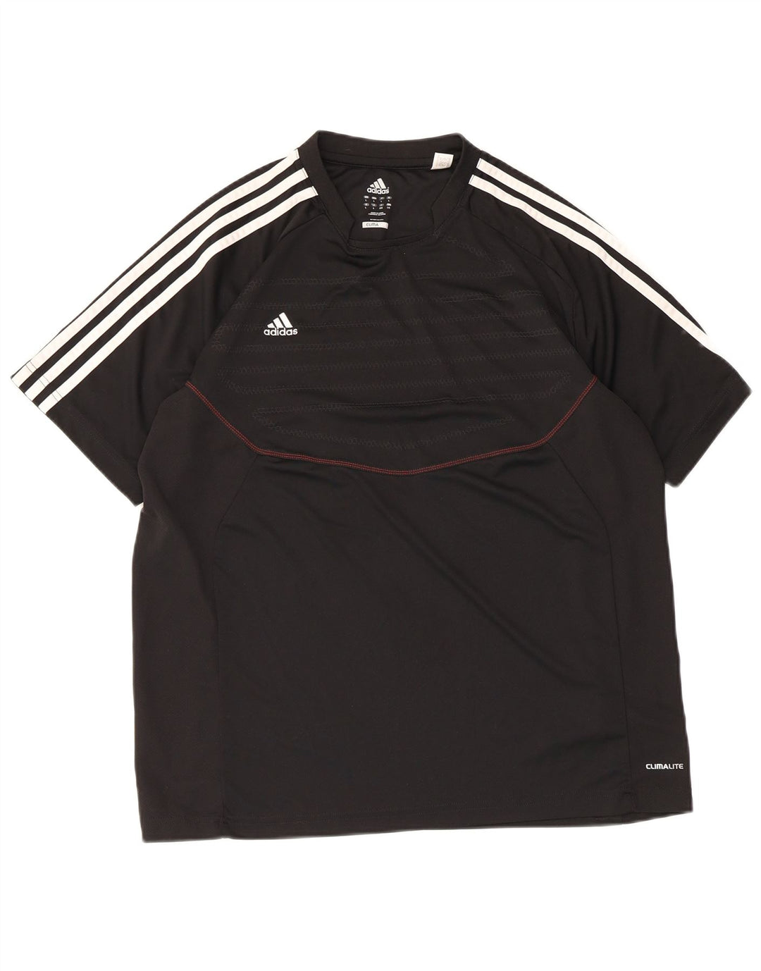 Adidas Hommes Climalite T-Shirt Haut Grand Noir Polyester