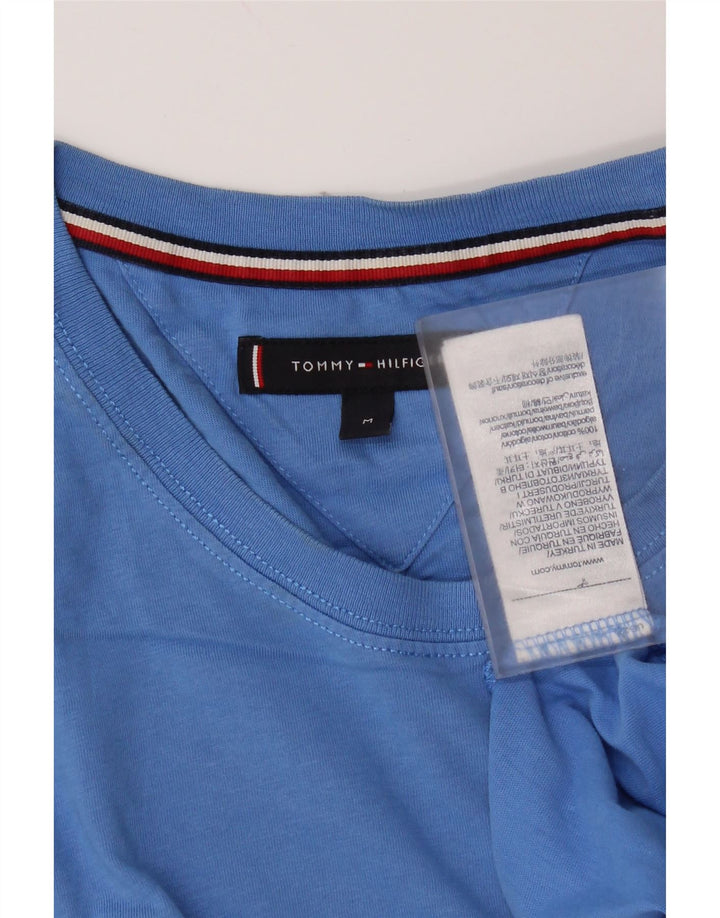 Tommy Hilfiger T-Shirt Homme Bleu Moyen Coton