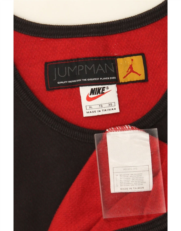 NIKE Mens Vest Top XL Black Cotton