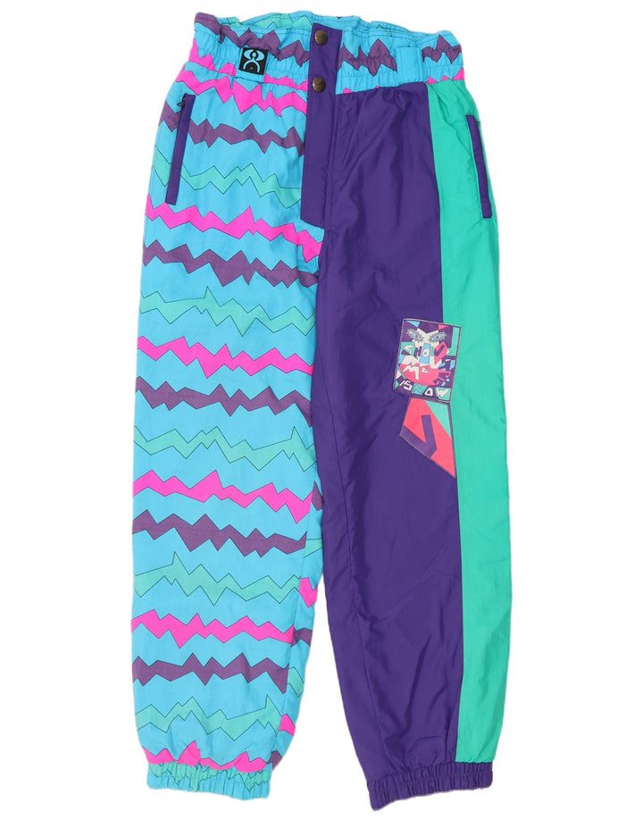 Ninety Eight Pantalon de Ski Homme IT 52 XL Multicolore Géométrique