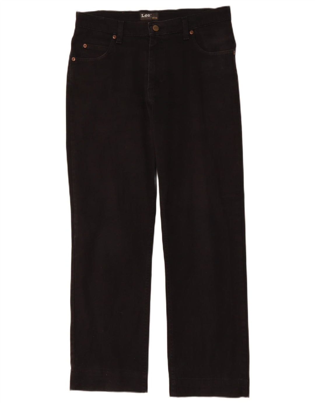 LEE Pantalon décontracté droit Brooklyn pour homme W32 L28 Noir Coton