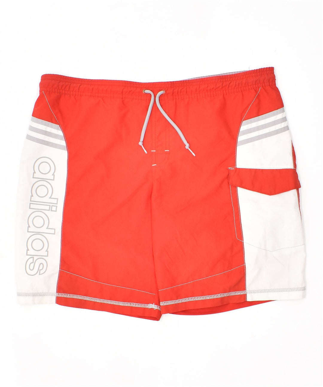 ADIDAS Short de Bain Graphique Homme Rouge Moyen Polyester