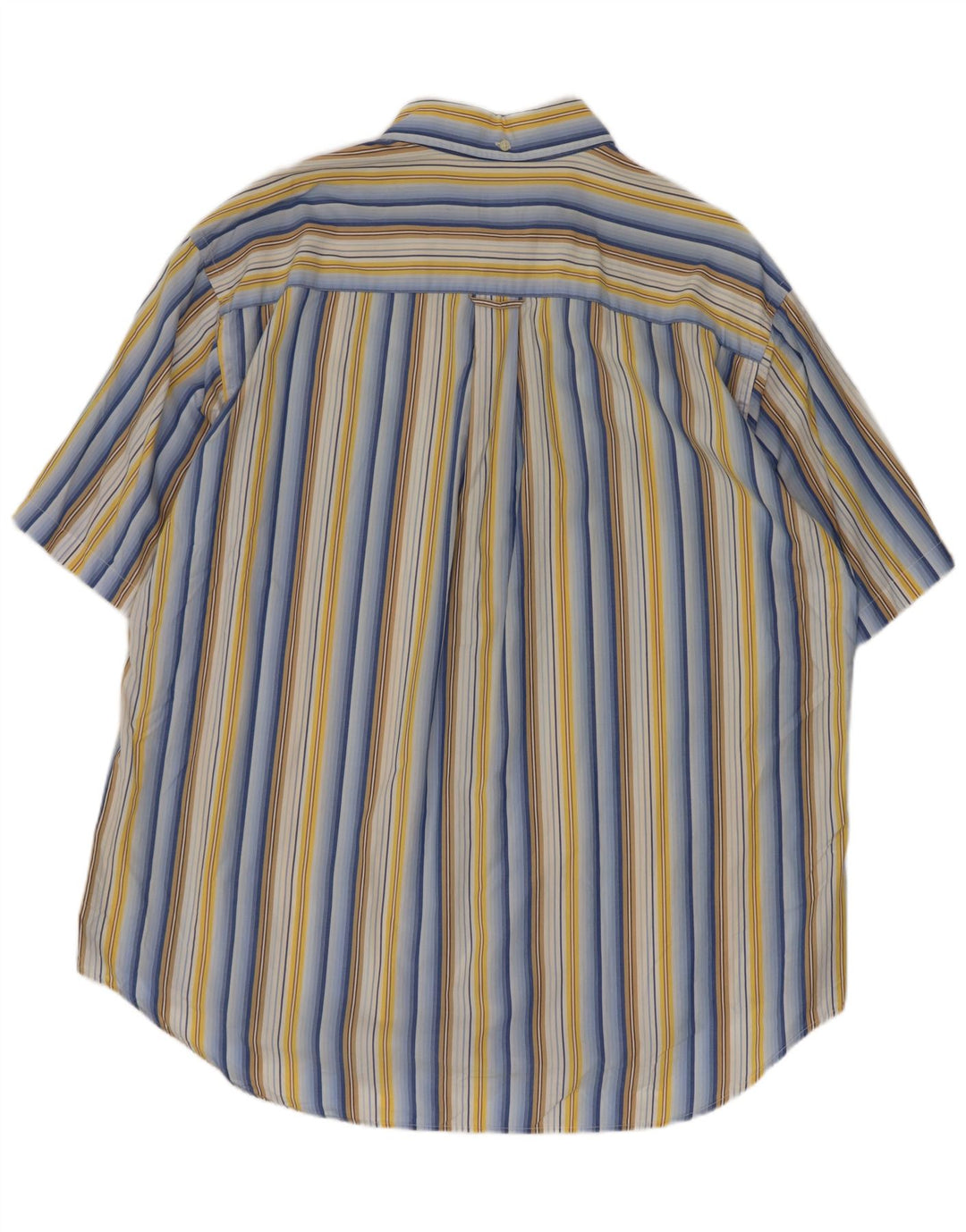 Lacoste Chemise à manches courtes pour hommes Taille 46 2XL Rayé multicolore